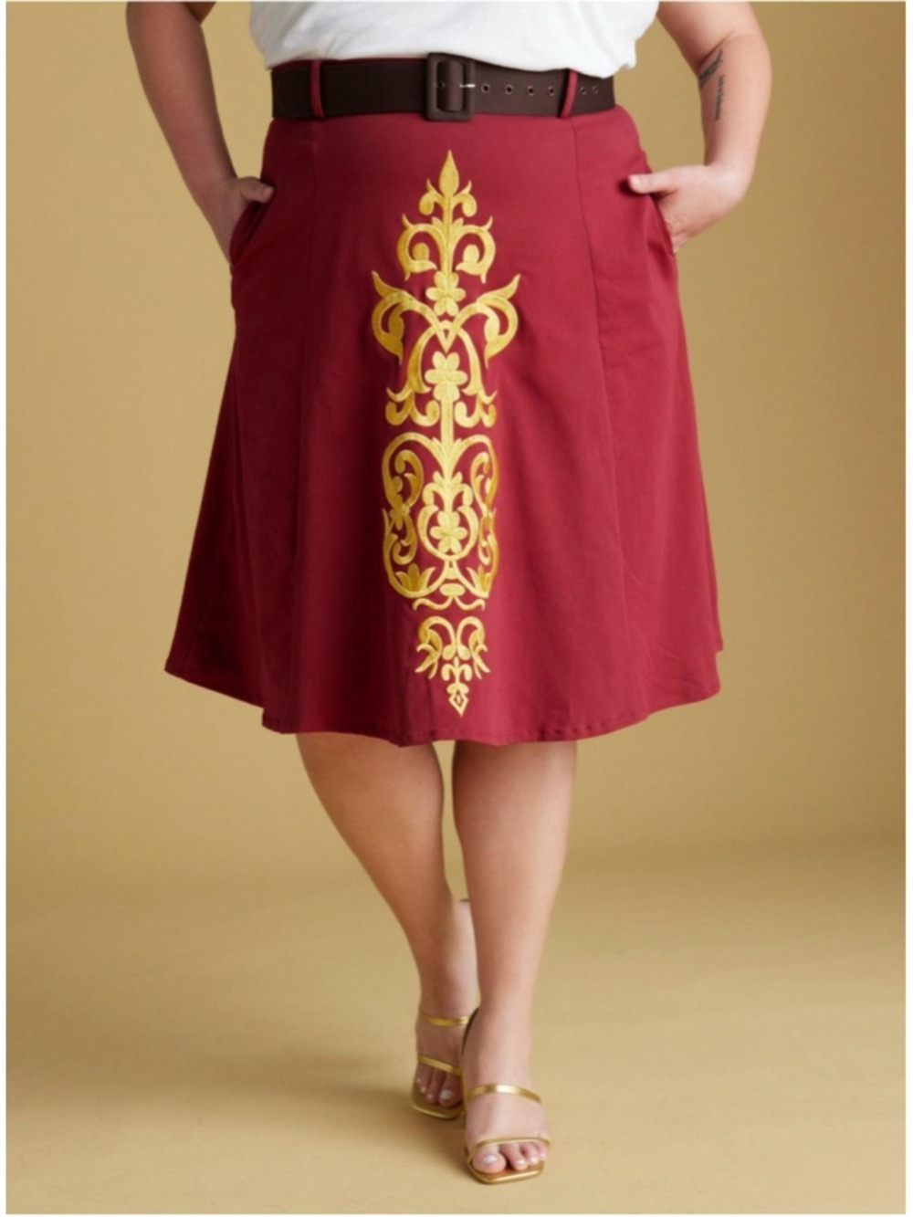 Her Universe Star Wars Queen Amidala Retro Skirt Plus Size 2X